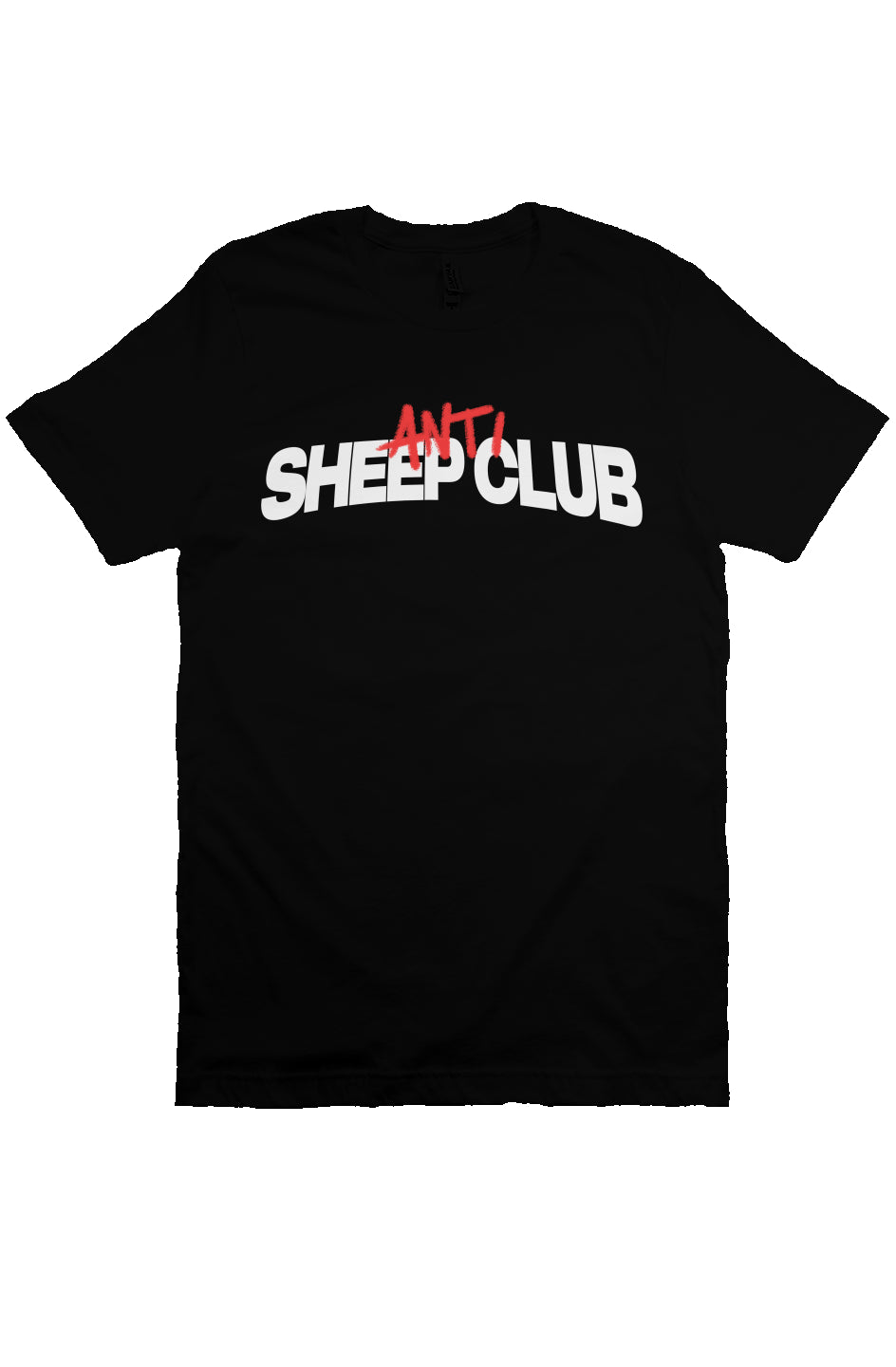 Anti Sheep Club Tee (Text Only)